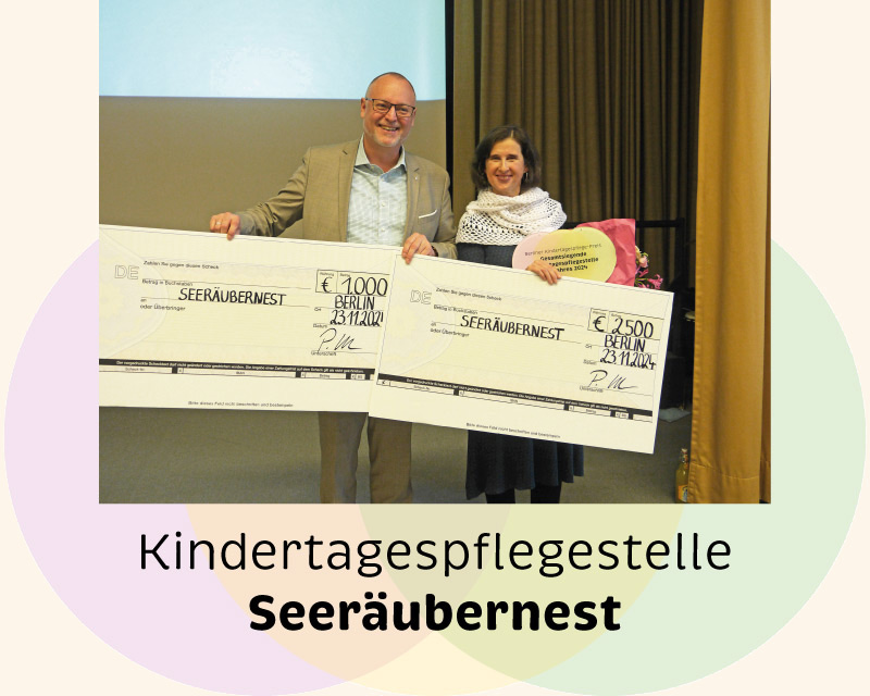 Kindertagespflegepreis 2024 Seer&auml;ubernest