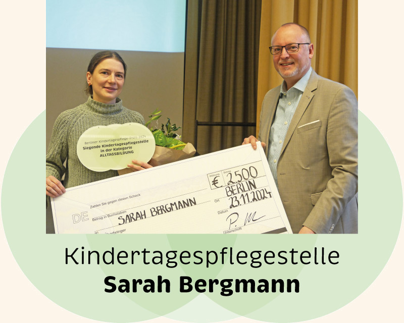 Kindertagespflegepreis 2024 Sarah Bergmann